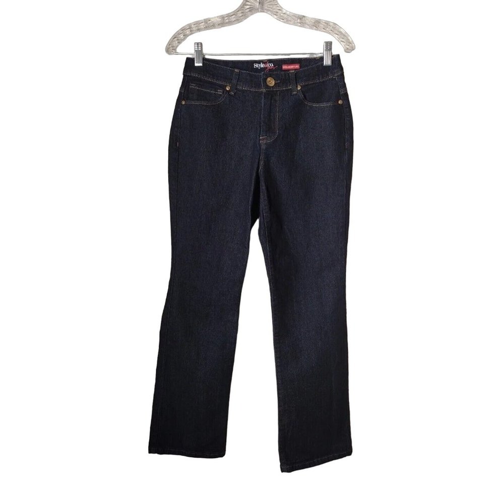 Style Co Jeans Womens 4 Short Straight Leg Stretch